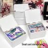 Pure White Flip-Top Storage Box for My Little Pony Cards - Multifunctional Dustproof Organizer