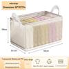 Customizable Transparent Steel Storage Box - Foldable Clothing Organizer