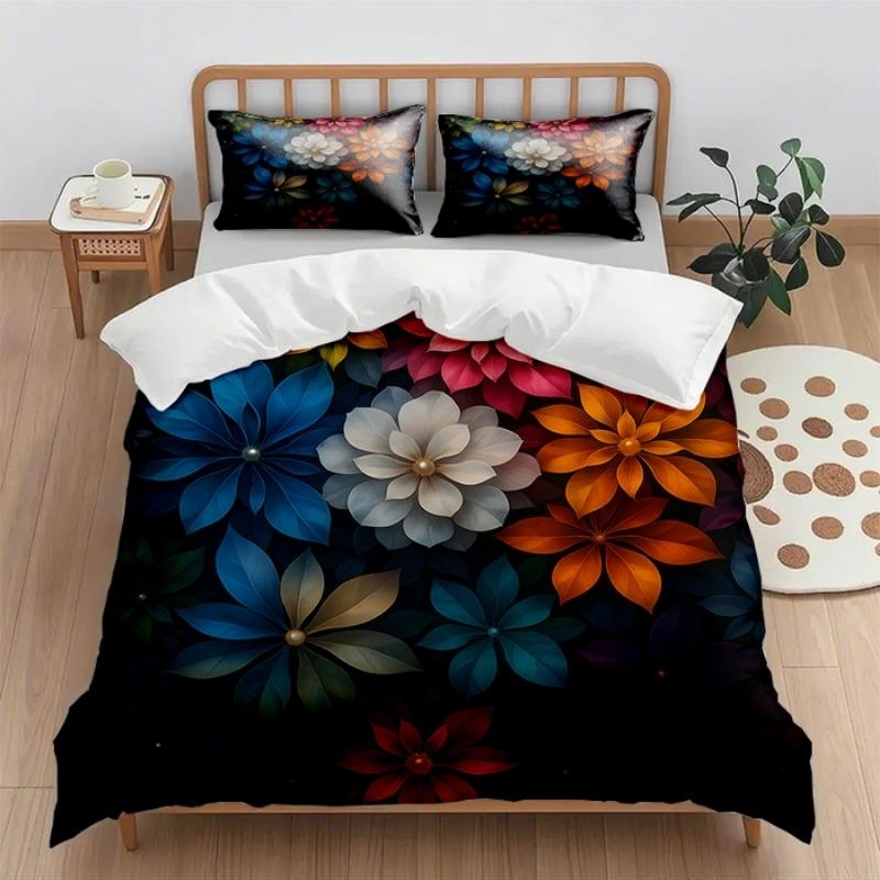 

Comforter Digital Printing Set ( + ) 2Pcs/3Pcs Holiday Gift Household Without Sheet Comforter (quilt)-EU Single(135*200cm)3pcs