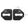 4pcs Car Styling Door Lock Protective Cover For SUBARU WRX STI Forester Impreza Legacy Outback BRZ XV Ascent Car Accessories PP111