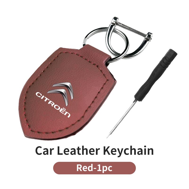 

Shield Shape Car Keychain Metal Emblem Key Ring For Citroen C4 C3 C5 C1 C3 Berlingo Celysee Cactus Picasso Aircross Saxo Grand червоний