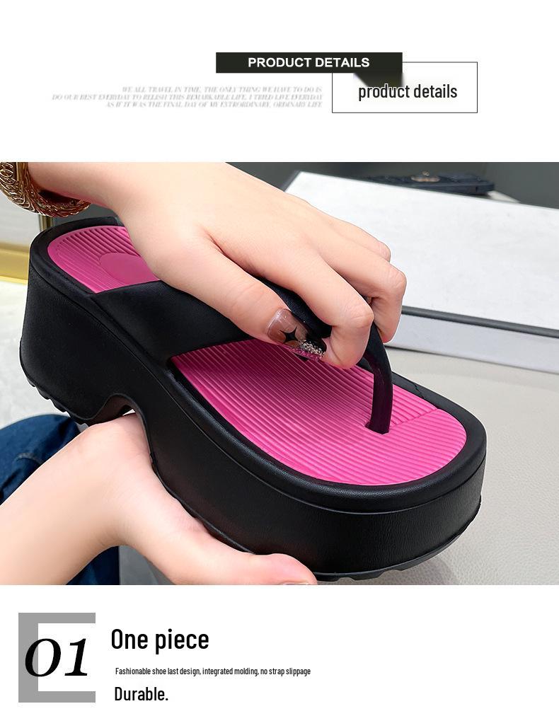 Women's Thick-Soled Summer Slippers: New Style Outdoor Flip-Flops and Sandals