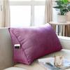 Office Sofa Bedside Back Cushion Cover Triangle Pillowcase TV Reading Lumbar Cushion Comfort Soft Bed Rest Decor Pillow Covers
