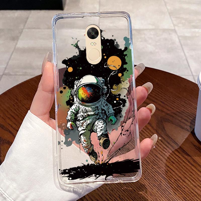 Casing For Xiaomi Redmi Note 4 Note 4x Capa Coque Clear Silicone Jelly Soft TPU Back Cover Cute Rabbit Cat Dinasaur Phone Case