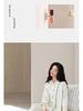 Women's Pure Cotton Striped Long-Sleeve Pajamas Set for Spring/Autumn, Wear Indoors or Out, Customizable Design Available.
