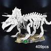 KAZI Dinosaurier Bausteine ​​Fossil Fragmente Tyrannosaurus Modell Ziegel Dekorationen Spielzeug Geschenke für Kinder