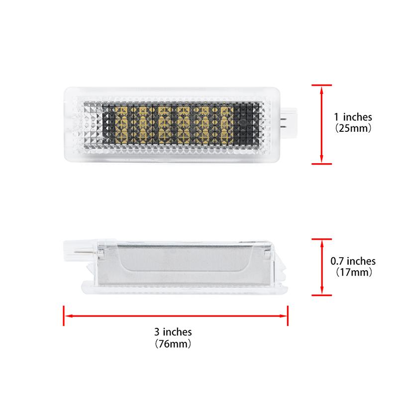 4x Luz LED de Cortesía para Umbral de Puerta Delantera y Trasera Para BMW Serie 5 E60 E61 F10 F11 F07 520i 523i 528i 530i 535i M5 520d 525d 530d 535d