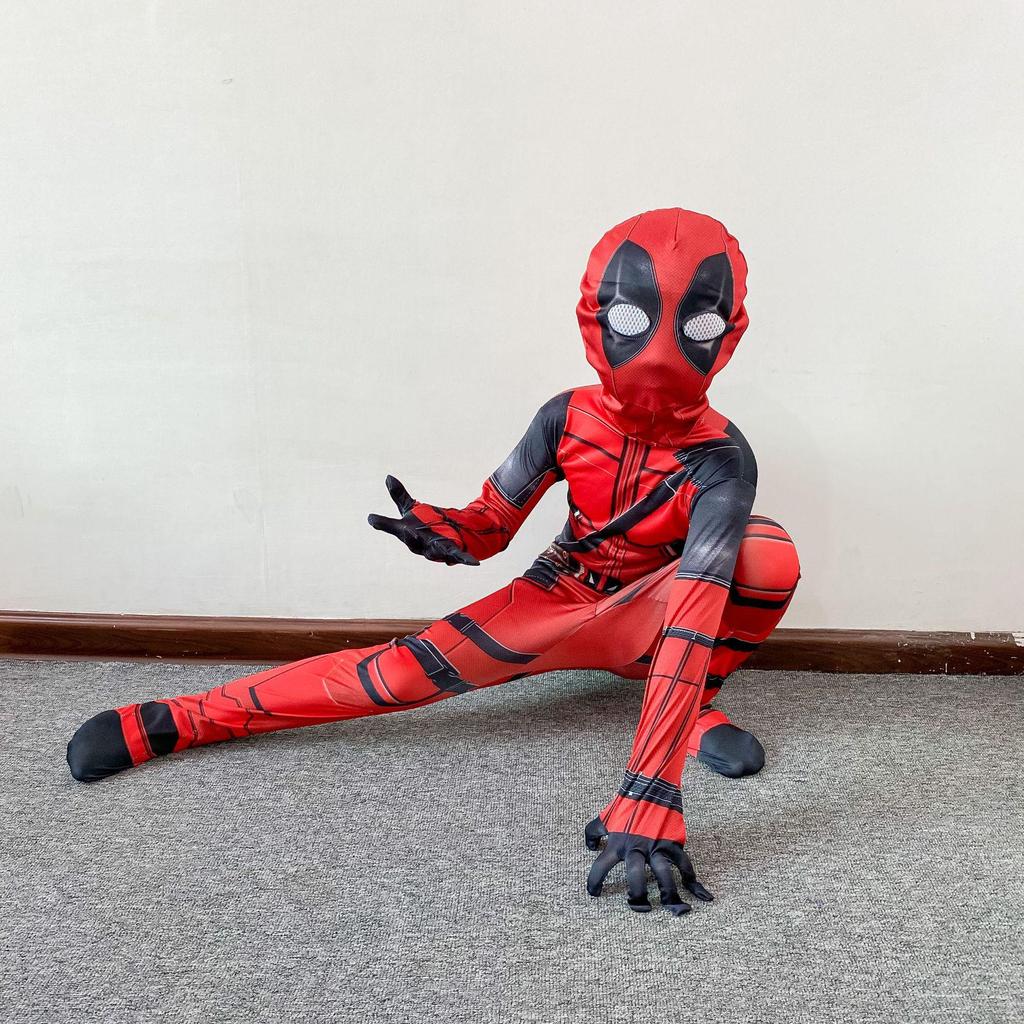 Kostým svalového overalu Deadpool pro Halloween 2024 Cosplay