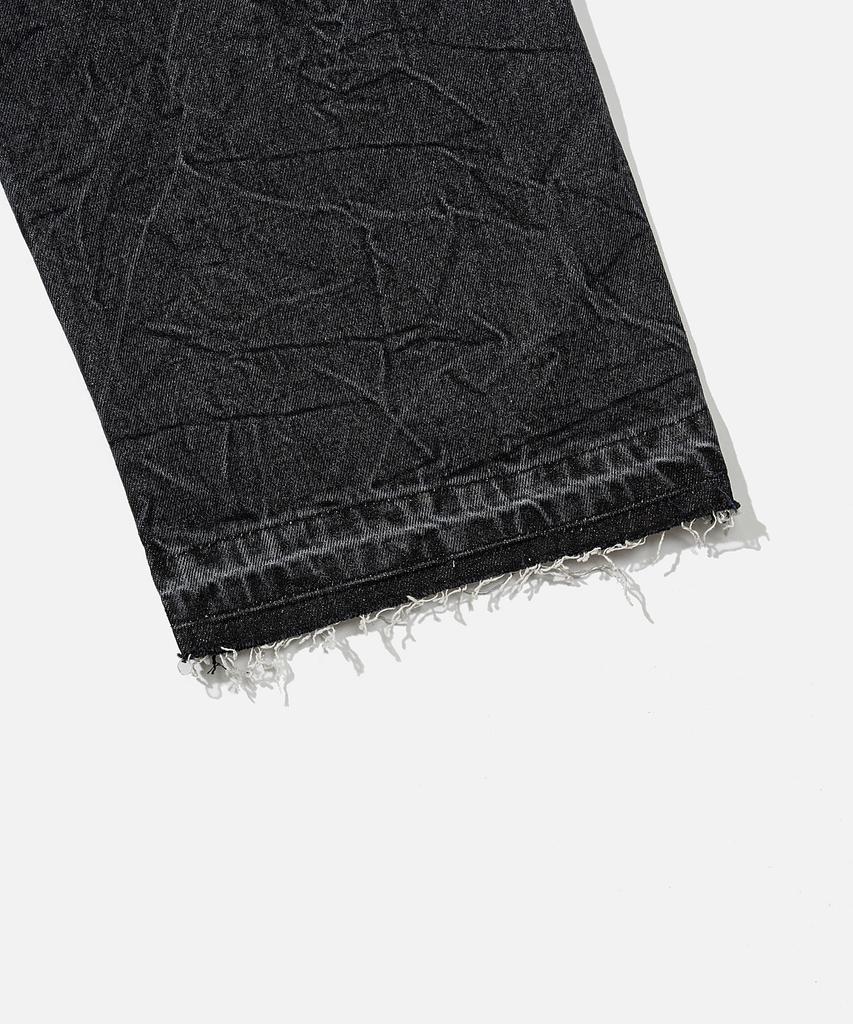 VASTIC Wrinkle Washed Carpenter Pants_Black