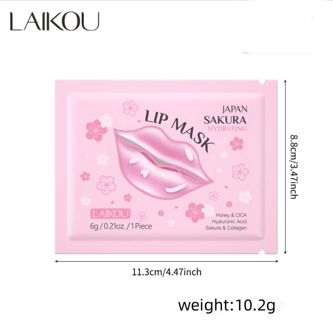 Kirsch Feuchtigkeitsspendende Lippenmaske FEUCHTIGKEITSSPENDENDE WEICHE LIPPENMASKE Verbessert die Lippenlinienpflege Glättet Lippenlinien