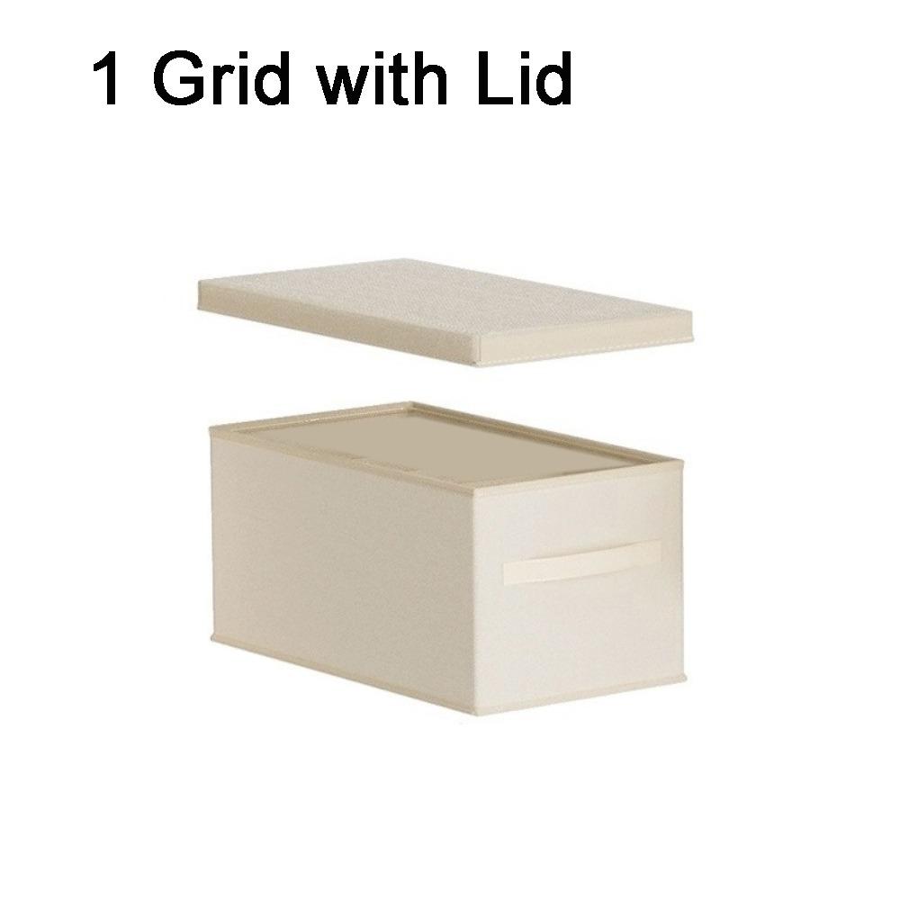 Large Capacity 5 Grids Handbag Storage Box Folding Handbag Organizer Wardrobe