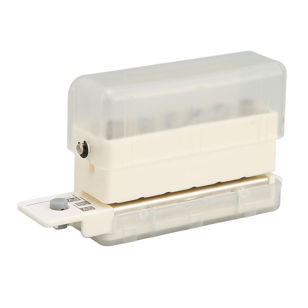 6 Hole Paper Puncher Portable Cute Style ABS Manual Operation 7mm Punching Depth Desktop Punch Puncher for Office