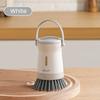 Kitchen Cleaning Brush Press Dish Pot Scrubber with Transparent Windows Kitchen Washing Tools for Stoves Range Hoods Sinks