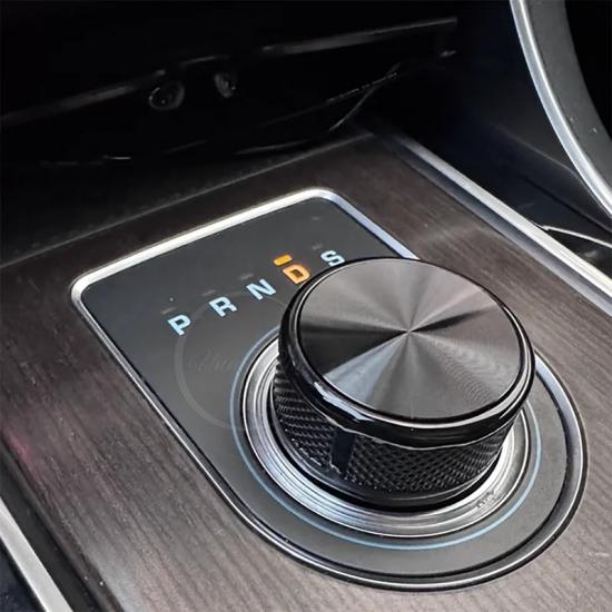 For Jaguar Gear Shift Knob Cap for Jaguar XF X260 XE F-pace XJ XJL X351 Alloy Lever Cover Rotary Gear Selector Head Replacement