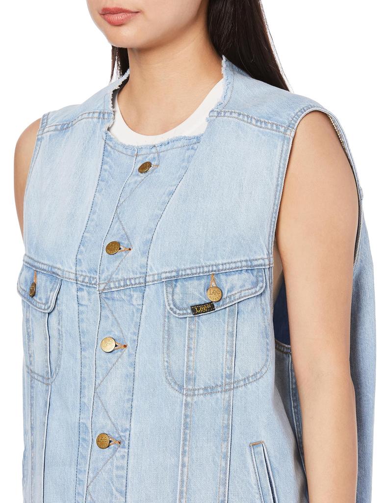 Lee COMPILATIONS Denim Light Blue Women's Vest,
