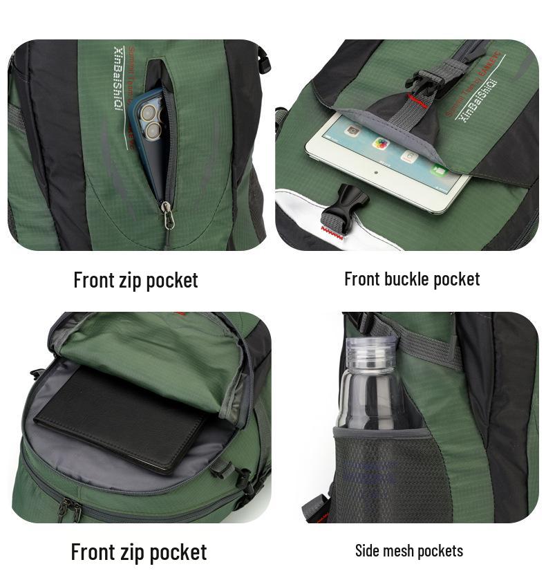 Mochila de Gran Capacidad para Montañismo y Viajes al Aire Libre, para la Escuela y el Deporte