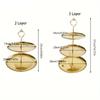 2/3 Layer Stainless Steel Fruit Stand Easy to Use Dessert Display Holder Cake Dessert Tray  Kitchen