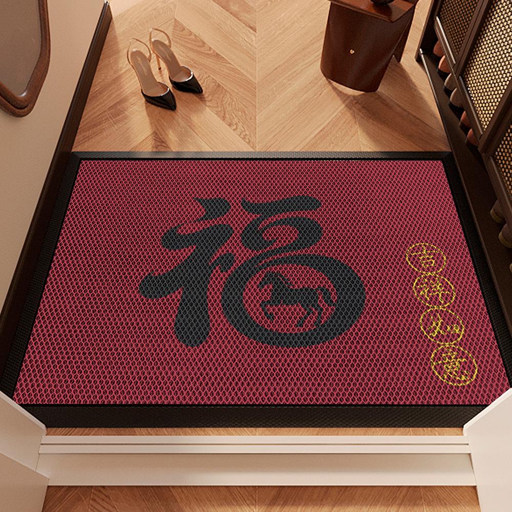 High Elasticity Anti-Slip Entrance Door Mat - Dirt & Dust Resistant, Easy Care Carpet for Hallway