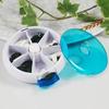 7 Days Round Medicine Pill Vitamin Box Case Storage Dispenser Holder Organizer