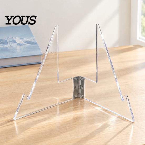 Sports Memorabilia Display Championship Belt Stand, Clear Acrylic Wrestling Storage Solution Holder, Triangular Stable Support Rack for