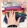 Retro Korean HJ-055 Transparent Pencil & Makeup Bag with Mesh Design
