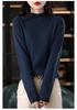 Women's High-Neck Slim-Fit Knit Sweater for Autumn/Winter - Versatile and Stylish