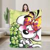 Cute Diddl  Blanket Quality Warm Soft  Throw Blanket Winter Child Living Room Pattern Bedspread
