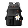 Travel and Sporty Style Men's Large Capacity High End Solid Color Workwear Bag  Junior High School and Senior High School Schoolbag Backpack