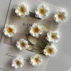 5Pcs Simulated Resin Flower Fridge Magnets Cute Magnetic Stickers Home Kitchen Decor