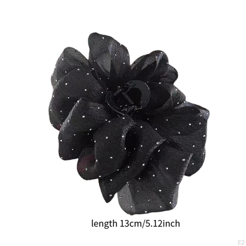 Hair Anti Slip Modern Hairs Clamp for Long Thick Barrette