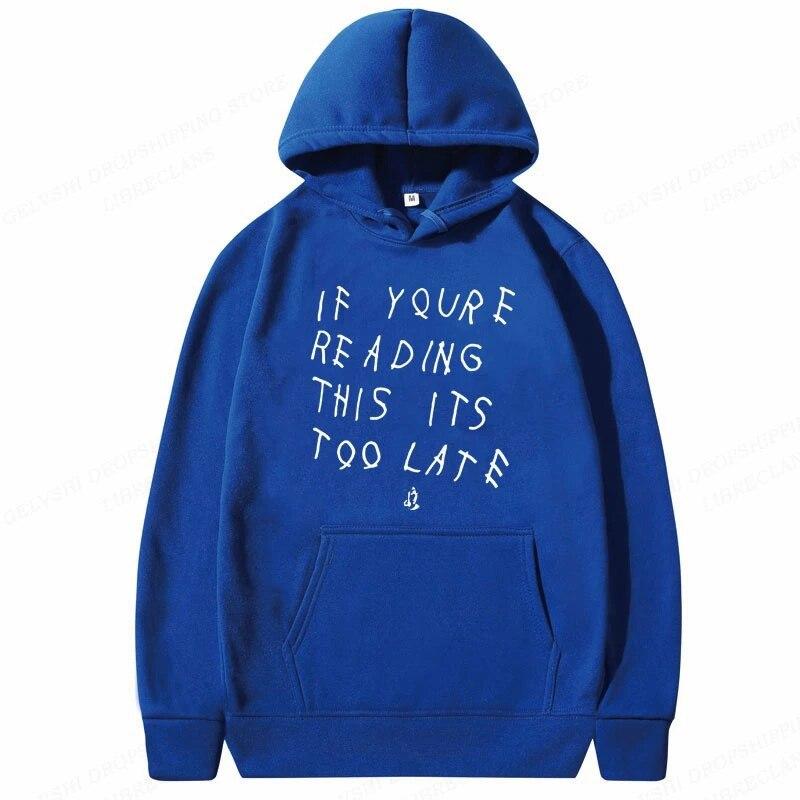 Rapper Drake Music Album Take Care Hoodie Men Women New Harajuku Pullover Street Wear Unisex Plushed Brand Sweater