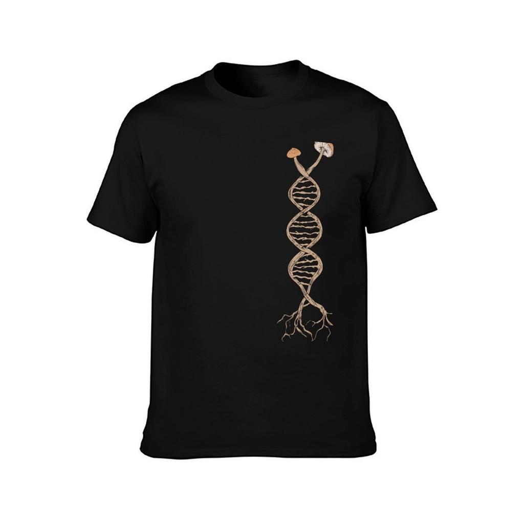 Mushroom Picking Mushrooms Lies In My DNA T-Shirt Man Tshirt T Shirt Man Casual T-Shirt