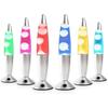 Raketen-Lava-Lampe - CELLUSTOP - Magma-Lampe - 2 R39-Glühbirnen - Robustes Glas - 34 cm