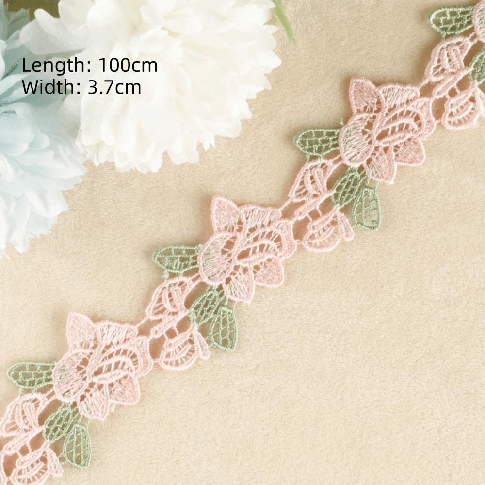 Embroidered Flower Lace Flower Ribbons DIY Clothes Wedding Dress Sewing Flower Lace Trim Multicoloured Sewing Materials