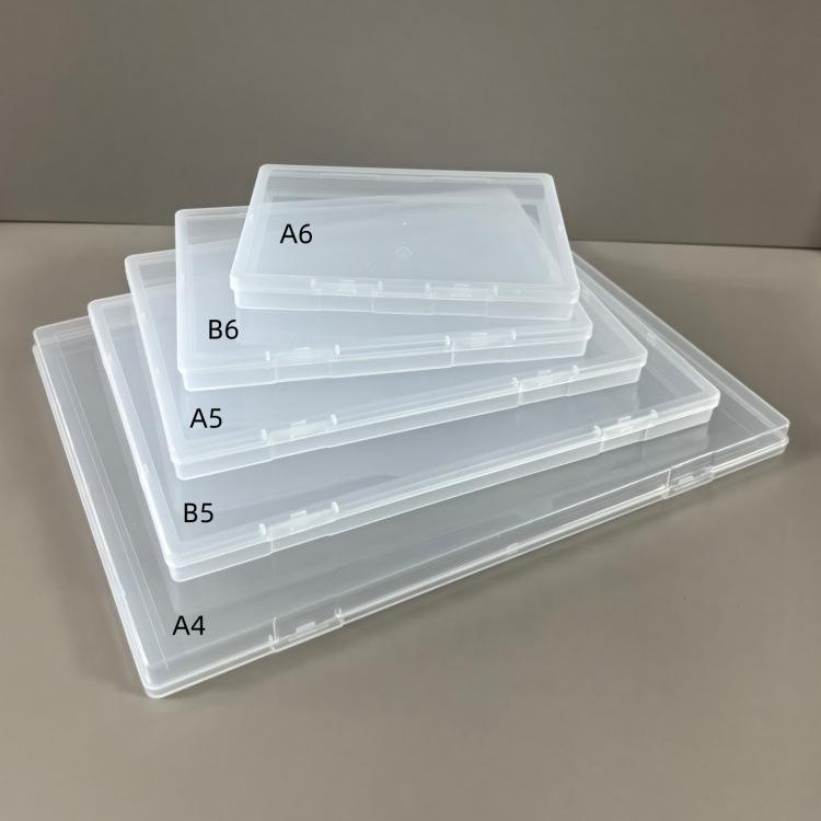 

Rectangular Transparent Plastic Box for Jewelry Parts and Stationery, 1.7cm Height A6 Style: 15.5x11.2x1.7 cm прозрачный