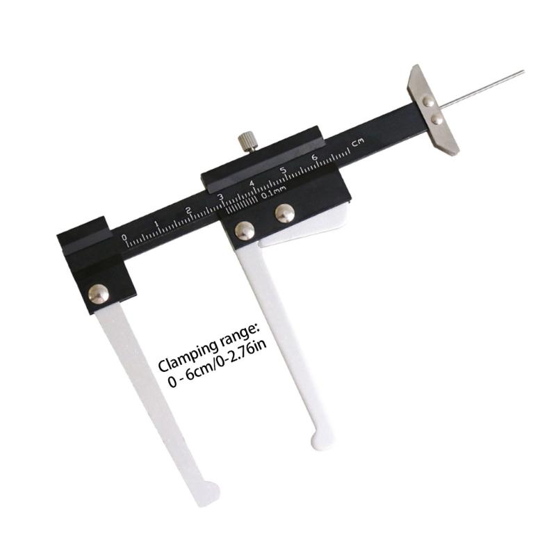 Portable Disc Brake Micrometer 0-60mm Brake Disc Depth Measuring Caliper For On Site Maintenance And Repair
