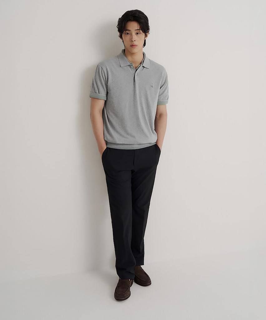 Binpolmen Poly Elastic Waist Standard Fit Pants Black