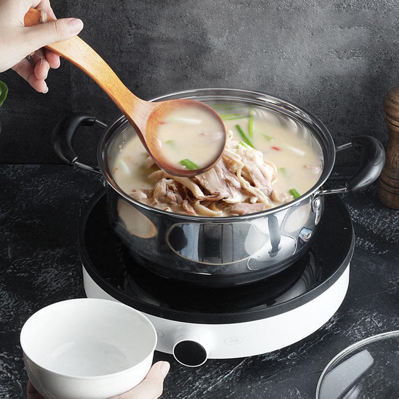 Set de vase de bucătărie din oțel inoxidabil Set de oale de bucătărie, oală de lapte, oală de supă, tigaie, set de cadou