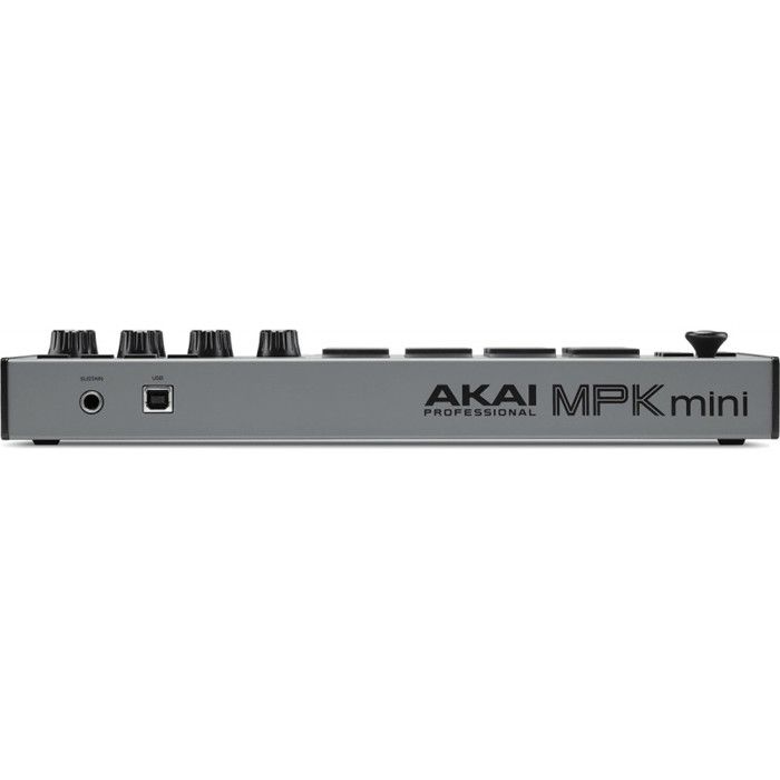 Clavier MIDI - Akai - MPK Mini MkIII - 25 Touches - 8 Pads - Écran OLED - Gris