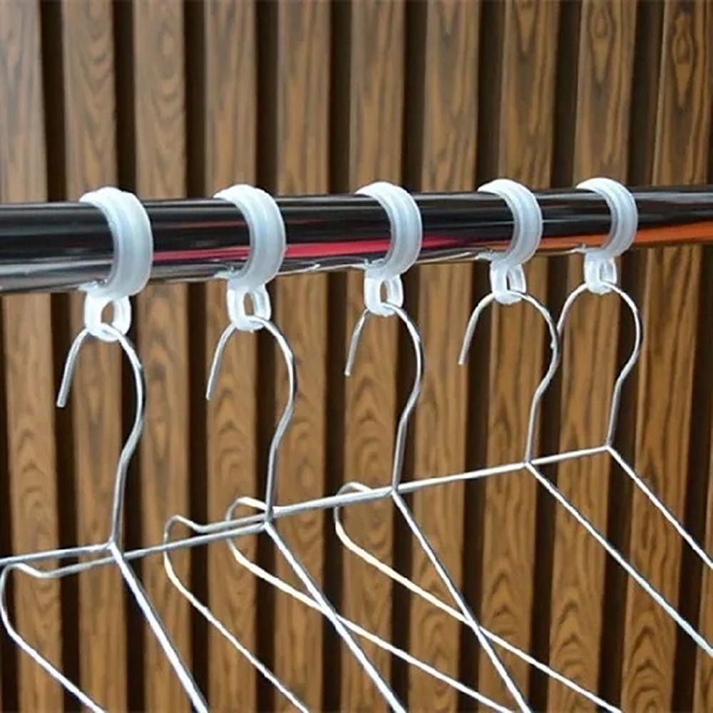 50Pcs Clothes Drying Rack Clip Coat Hanger Laundry Supplies Storage Rack Clothes Buckle