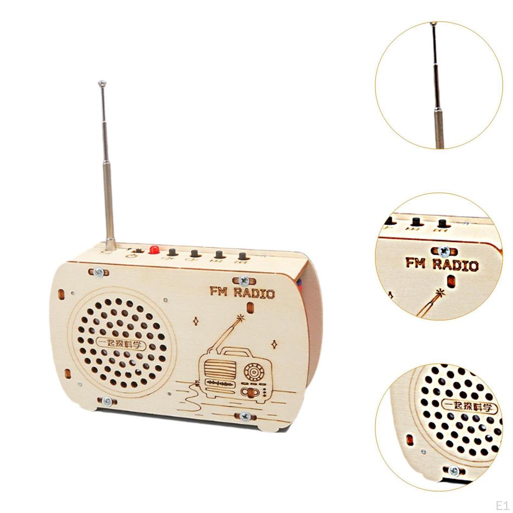 DIY Radio Model Science Set Educational Toy Technology Children Puzzle Early Learning