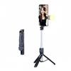 All-in-One Bluetooth Selfie Stick Tripod with Remote Control for Live Broadcasts and Travel