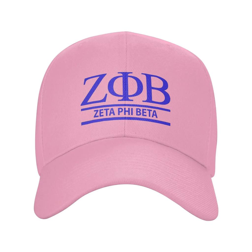 Unisex Baseball Hats Zeta Phi Beta Greek Letter 1920 ZOB Outdoor Streetwear Summer Sports Baseball Caps Hip Hop Cap Casquette