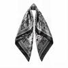 90cm Trendy Paisley Silk-Style Headscarf for Women - European American Design