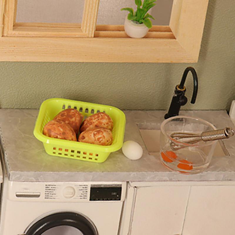 

Кукольный домик Моделирование Корзина для мытья Овощи Карман Мини Сцена Украшения Diy Реквизит A3