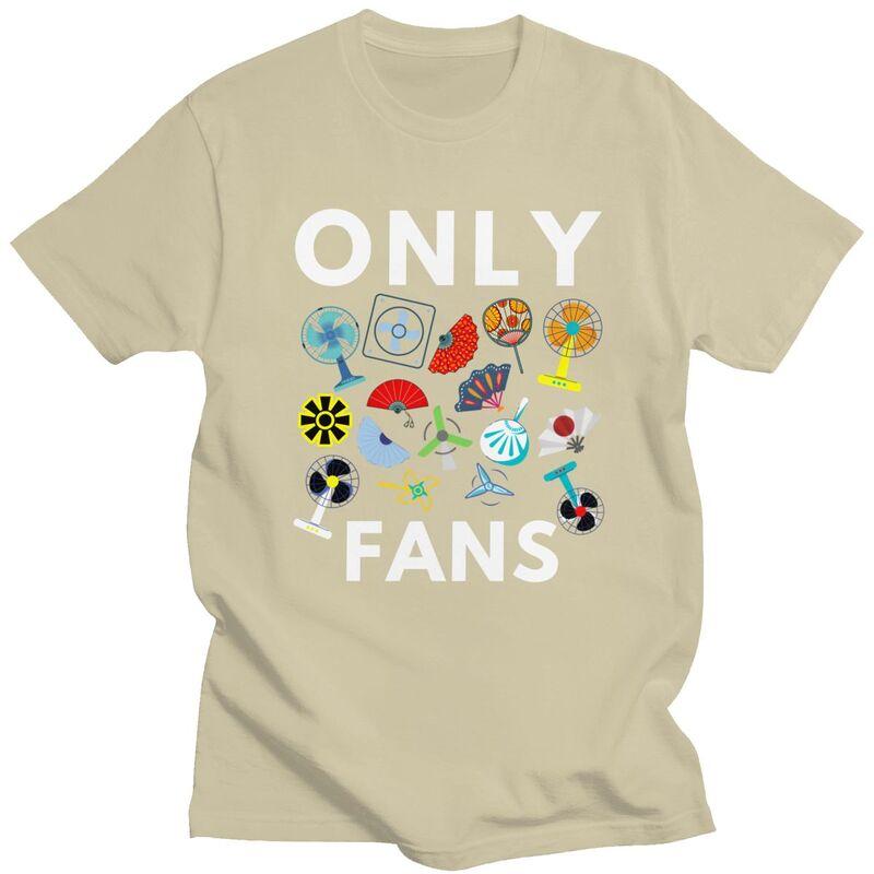 Men Only Fans Funny Meme T Shirt Summer Short Sleeve 100 Cotton Sarcastic Humor Colthing Casual Creative Graphics Tee Tops