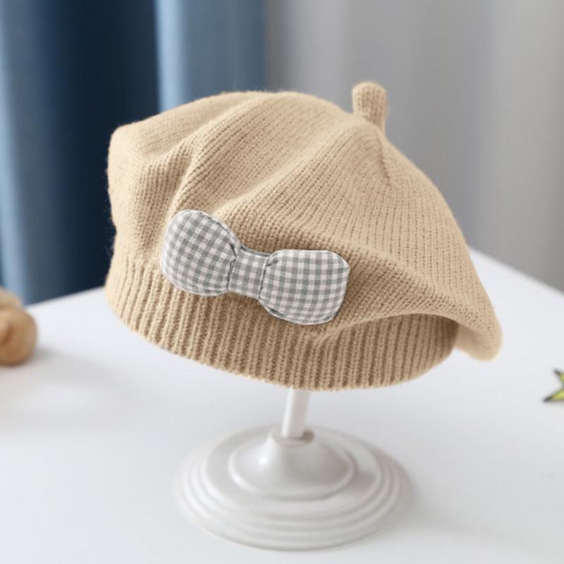 

Дитячий берет Дитячий капелюх Милий і Супер Милий Осінній та Зимовий Дівочий Стильний Корейський Стиль Принцеси В язаний Вовняний Капелюх Художника