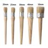 Soft Craft Car Cleaning  Bristle Chalk Wooden Handle Painting Tool Oil Paint Brush