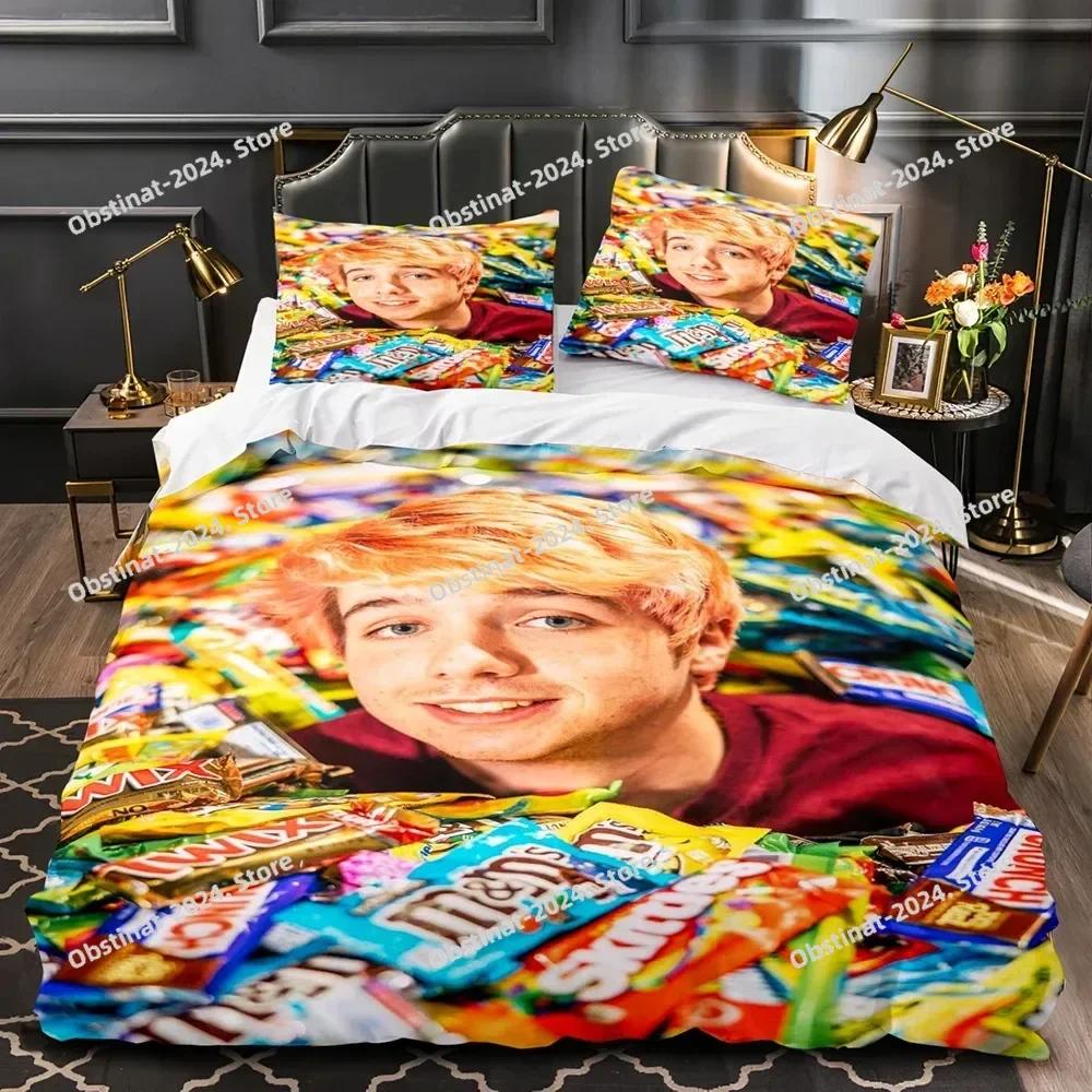 New 3D Print Karl Jacobs Beding Set Printed With Pilowcase Bed Soft Duvet Cover Soft Single Double Quen Super King-Sized Dimensionsd Dimensions