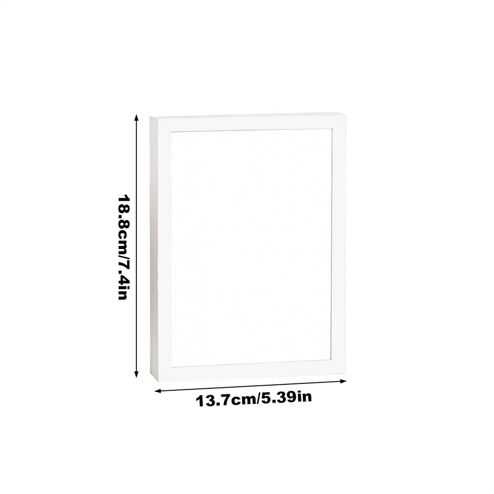 Magnetic Quick Release Photo Frame 7-Inch Picture Storage Collage Photo Frame With Opening Wooden Photo Storage Display Frame